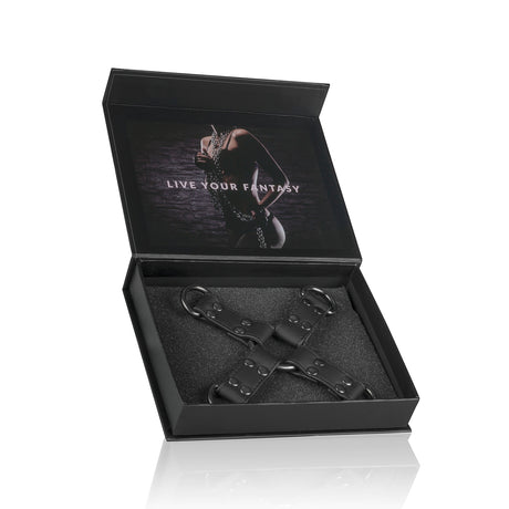 EasyToys Black Leather Hogtie