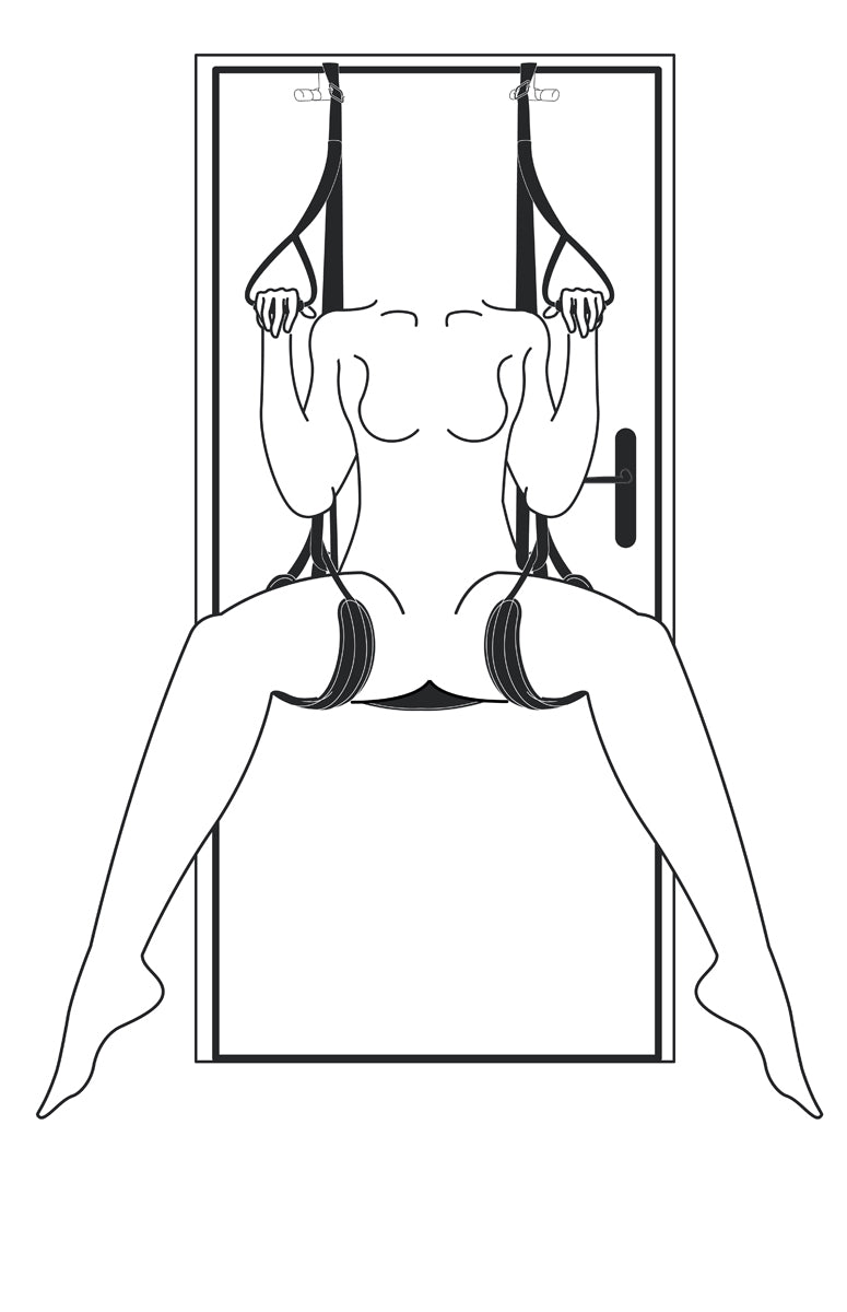 EasyToys Leg & Bum Support Over The Door Swing