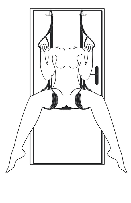 EasyToys Leg & Bum Support Over The Door Swing