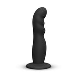 Easytoys Fetish Silicone Strap On Realistic Black 5.1 Inch