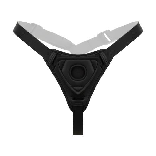 Easytoys Fetish Silicone Strap On Realistic Black 5.1 Inch