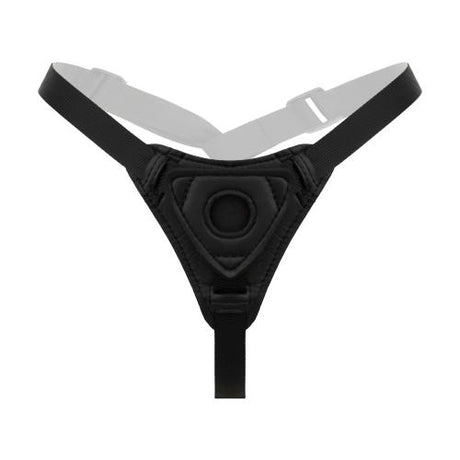 Easytoys Fetish Silicone Strap On Realistic Black 5.1 Inch