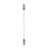EasyToys Japanese Clover Clamps with Chain Silver