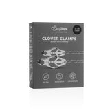 EasyToys Japanese Clover Clamps with Chain Silver