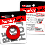 Hunkyjunk Expander Cockring Red Velvet