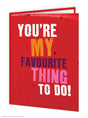 Favourite thing to do (WUV047)