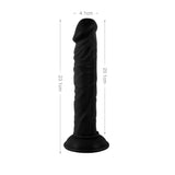 Mr. Rude Realistic Dong 9.1" Black