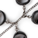 EasyToys Fetish Set with Collar Ankle and Wrist Restraints