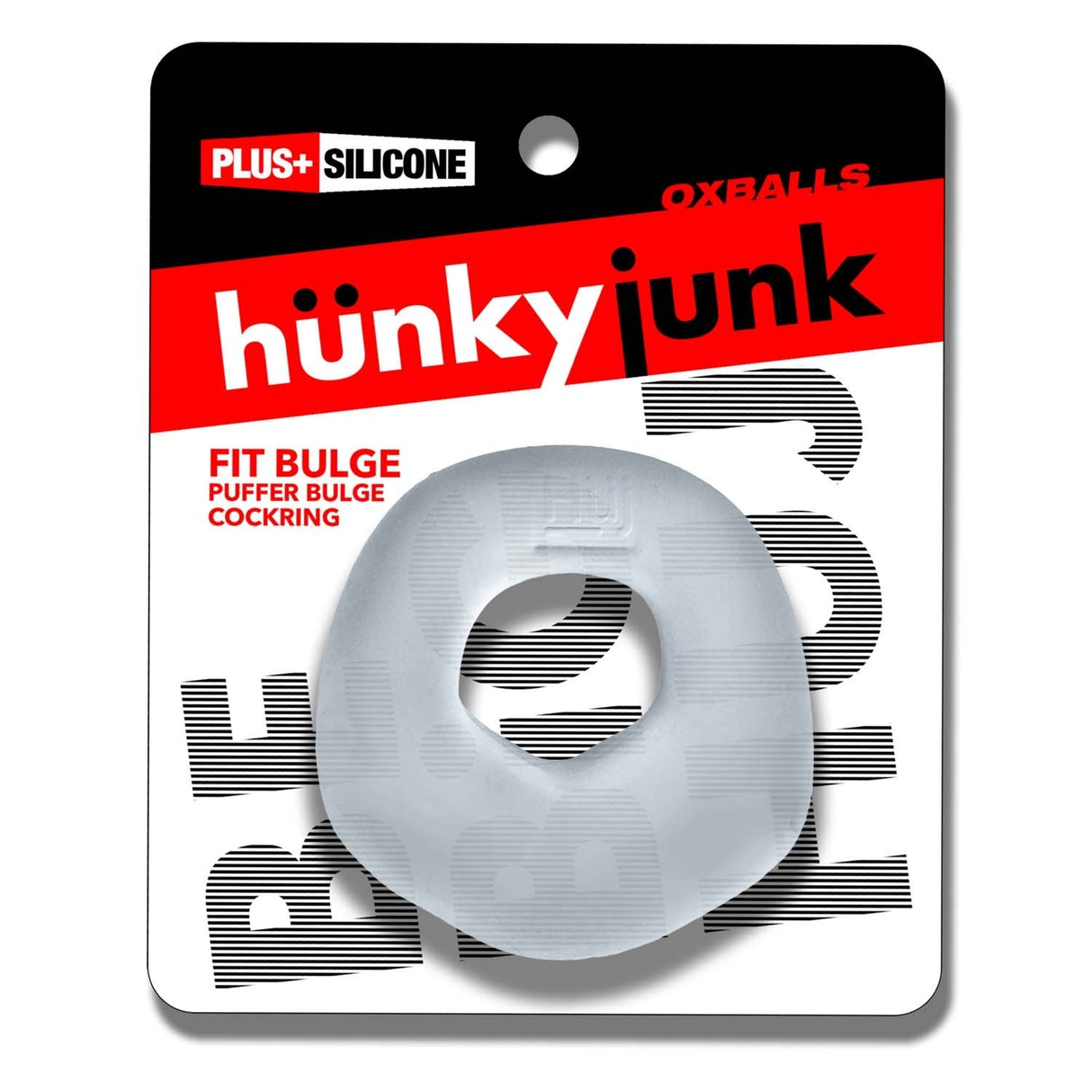 Hunkyjunk Fit Bulge Cockring Clear Steam
