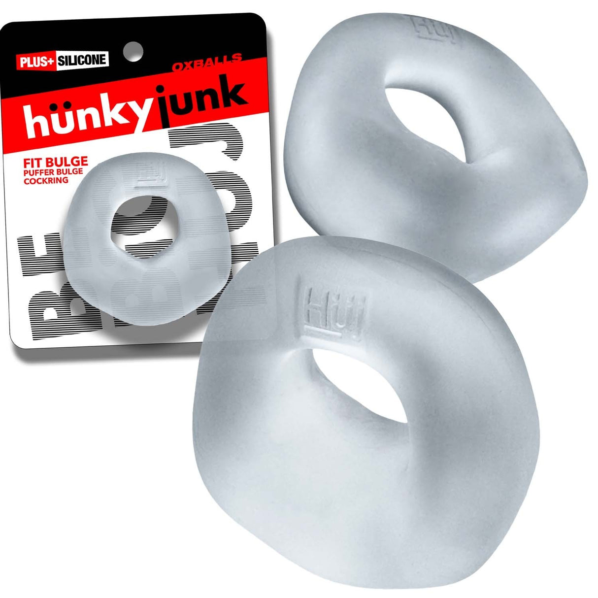 Hunkyjunk Fit Bulge Cockring Clear Steam
