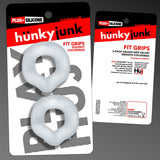 Hunkyjunk Fit Grips 2 Pack Cockrings Clear
