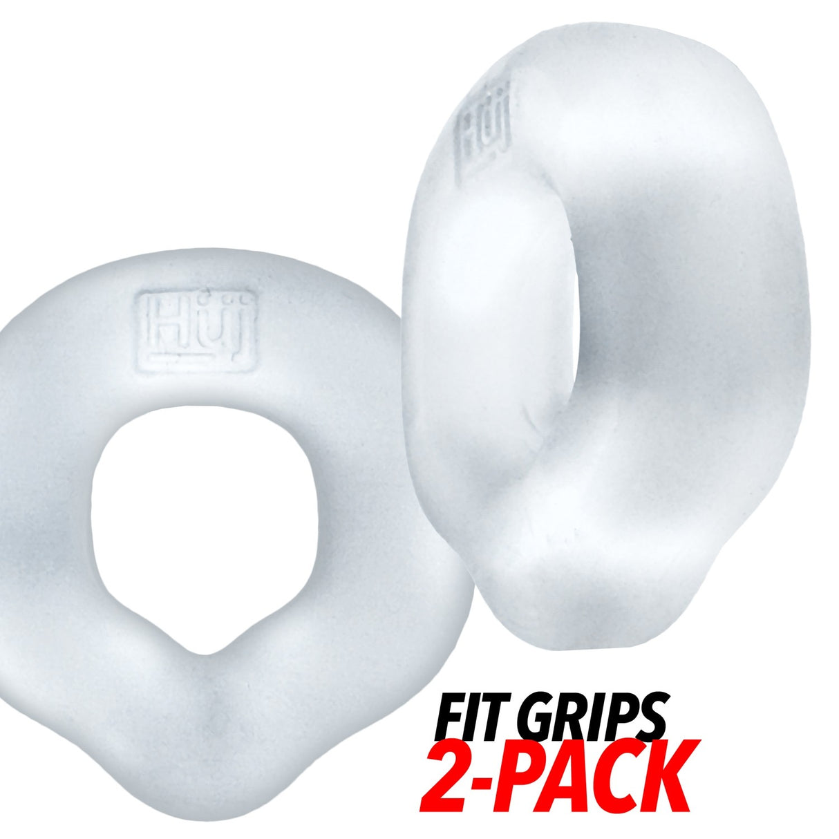 Hunkyjunk Fit Grips 2 Pack Cockrings Clear
