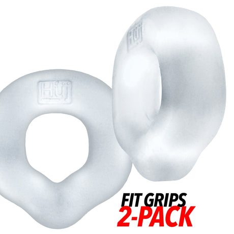 Hunkyjunk Fit Grips 2 Pack Cockrings Clear