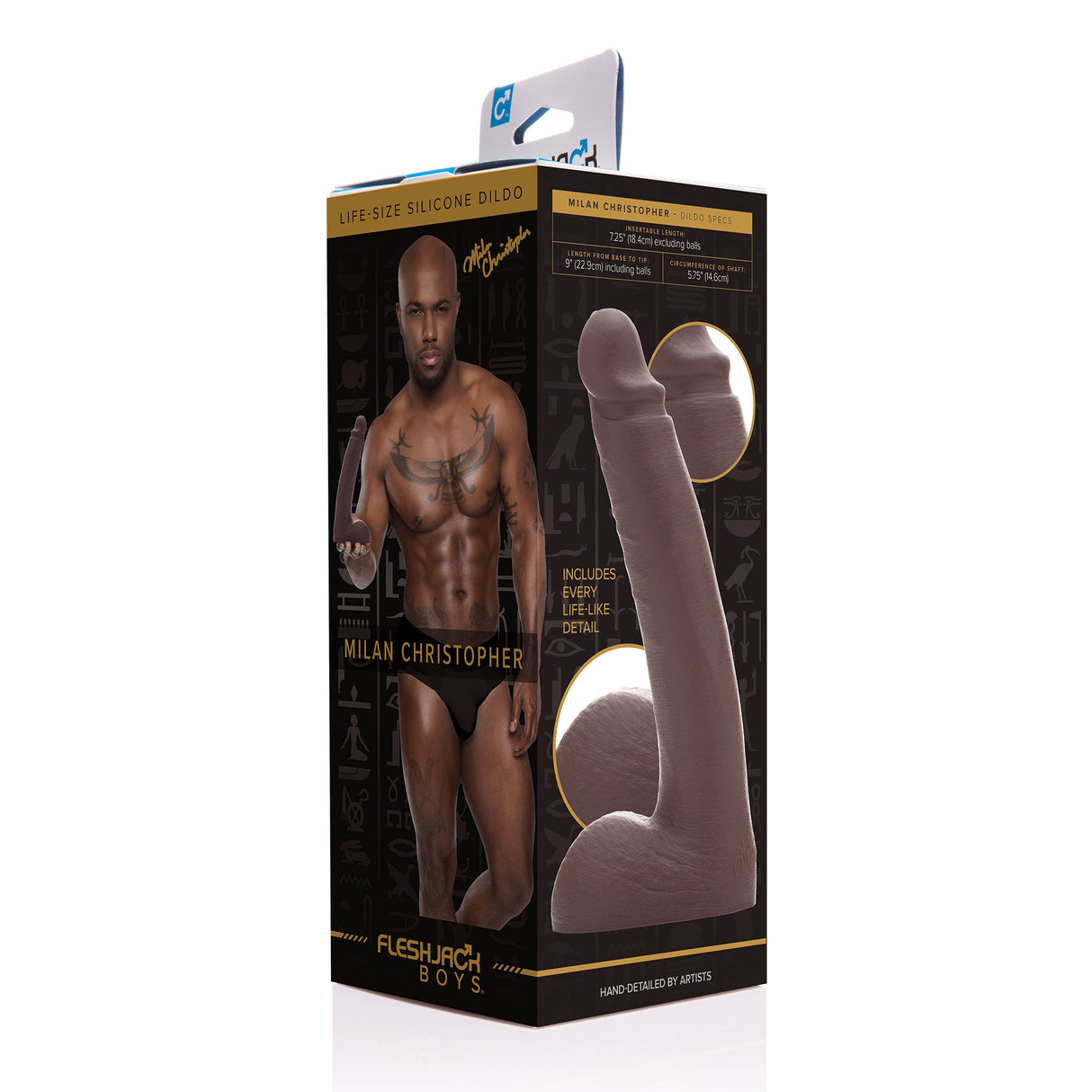 Fleshjack Boys Milan Christopher 9 Inch Dildo - FETCH