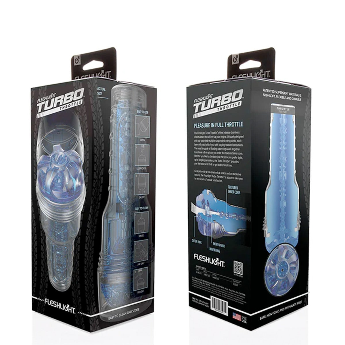 Fleshlight Turbo Throttle Blue Ice