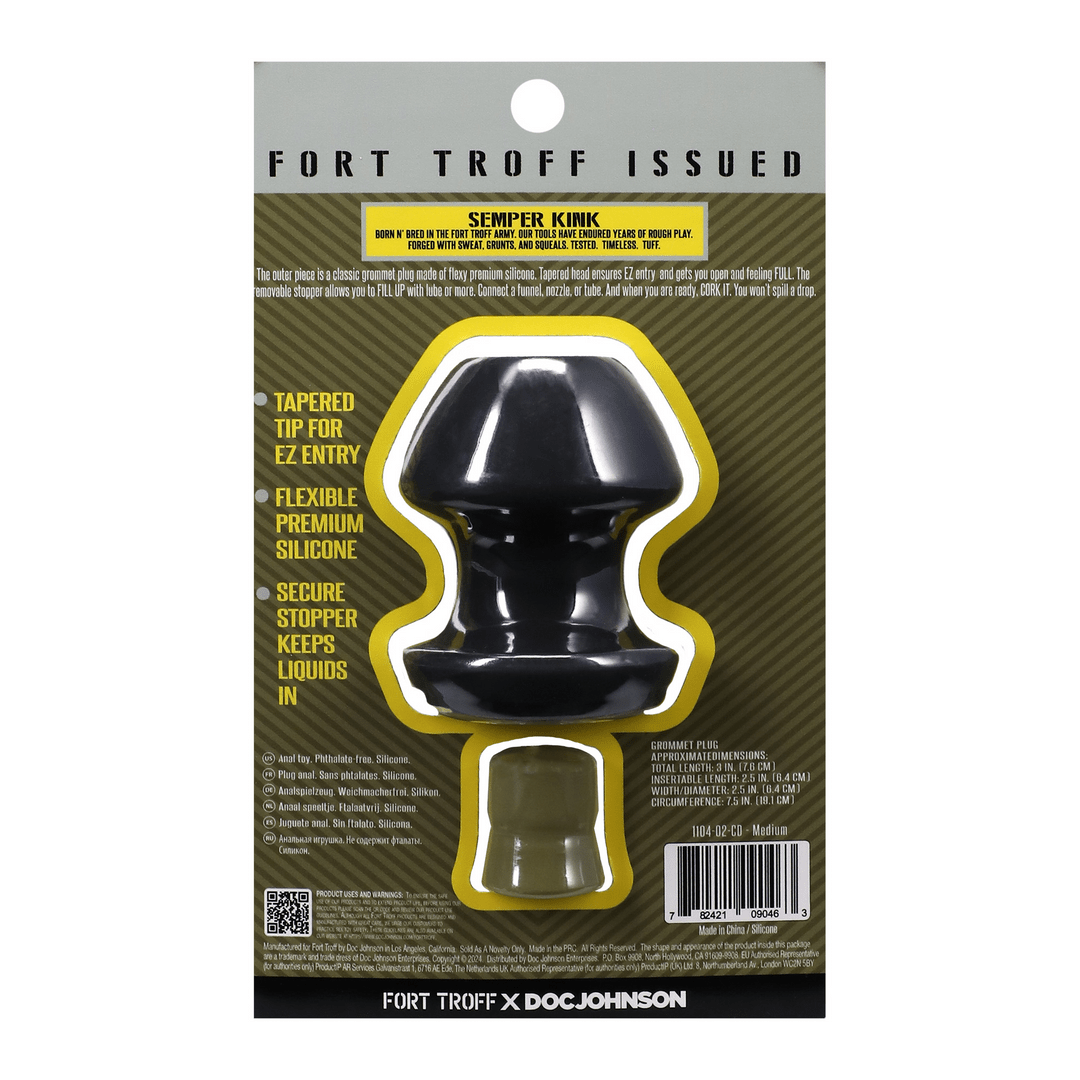 Fort Troff Kum Keeper Tunnel Plug Medium Black