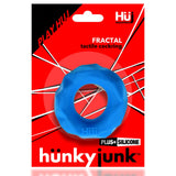 Hunkyjunk Fractal Cock Ring Teal Ice