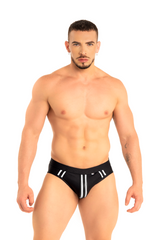 Dale Mas Biker + Kinky Jock Brief Black White