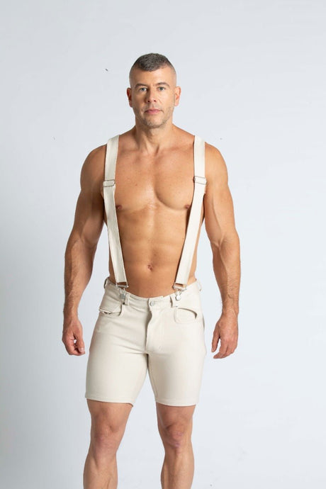 Gigo Brace Shorts Beige