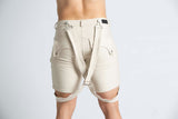 Gigo Brace Shorts Beige