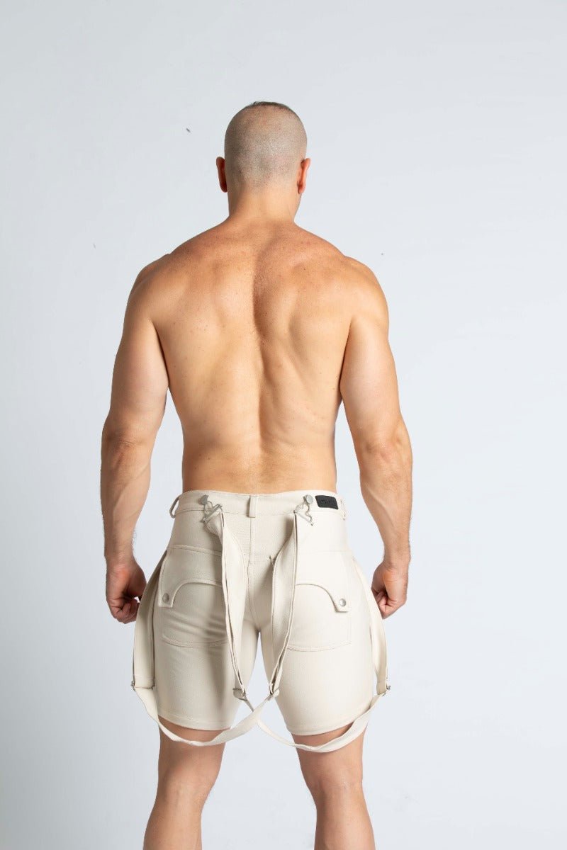 Gigo Brace Shorts Beige