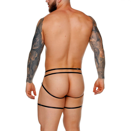 Gigo FM Garter Jockstrap Black - FETCH