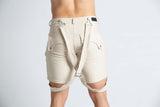 Gigo Brace Shorts Beige