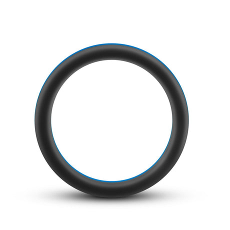 Performance Silicone Go Pro Cock Ring Black Blue