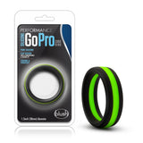 Performance Silicone Go Pro Cock Ring Black Green