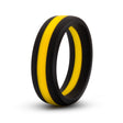 Performance Silicone Go Pro Cock Ring Black Yellow