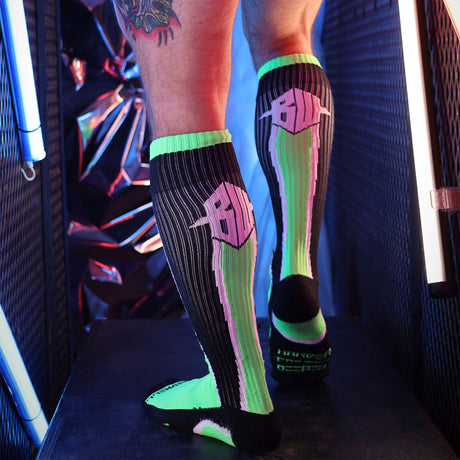 Breedwell Heatwave Socks Neon Green