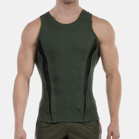 Barcode Berlin Tank Top Wifi Green Black