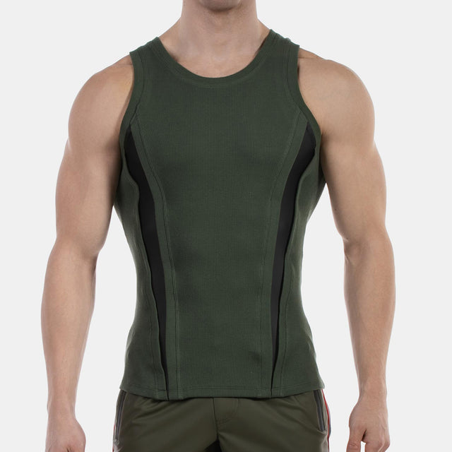 Barcode Berlin Tank Top Wifi Green Black