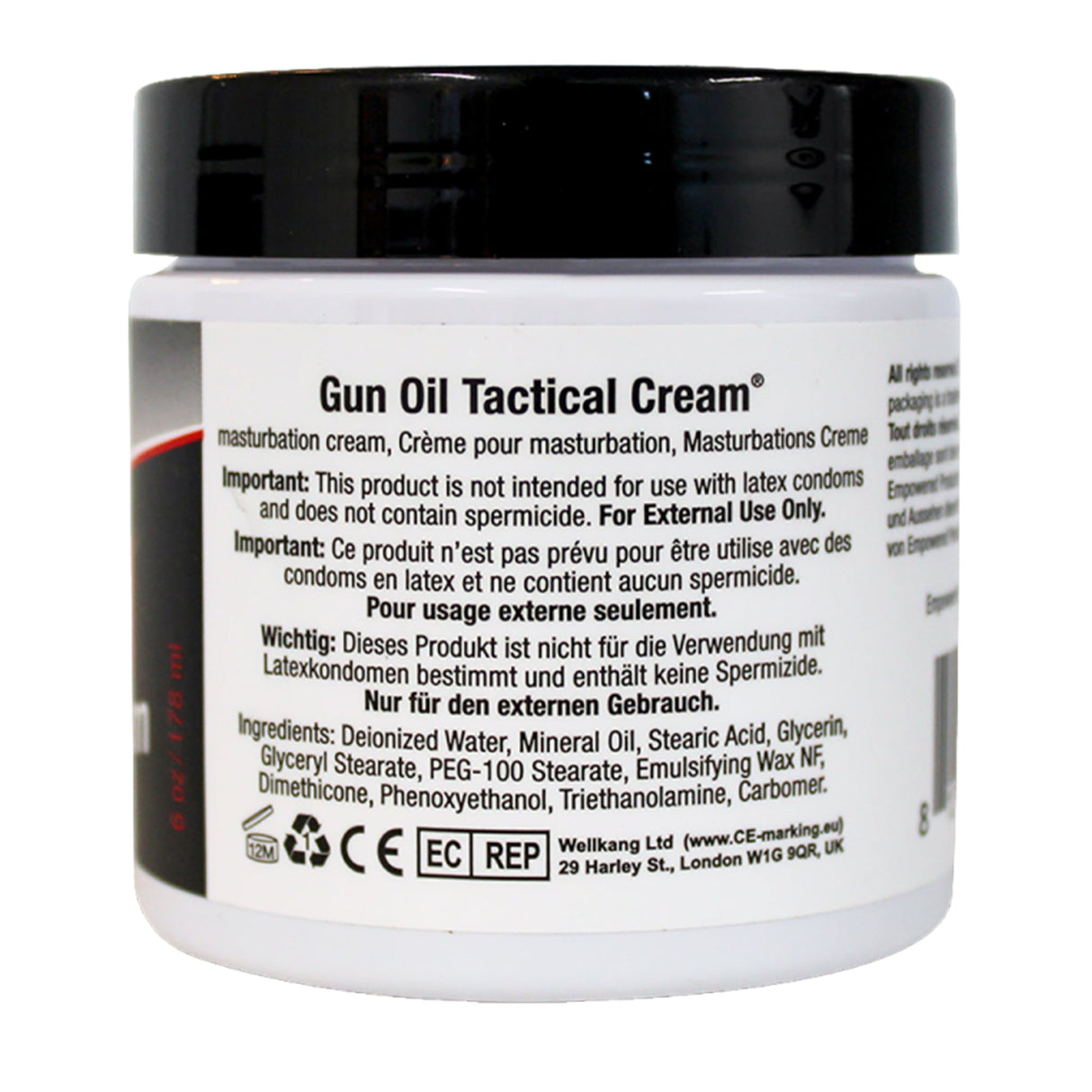 Gun Oil Tactical Masturbation Cream 6oz