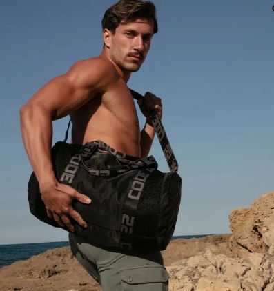 Code 22 Duffle Gym Bag Black