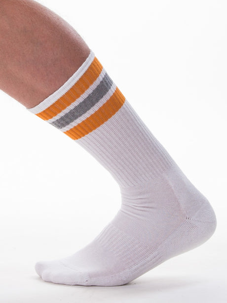 Barcode Berlin Me Time Socks White Orange Grey