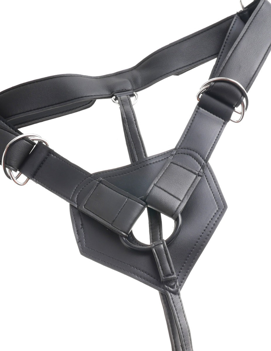 Pipedream King Cock Strap On Harness with 6 Inch Cock - Flesh