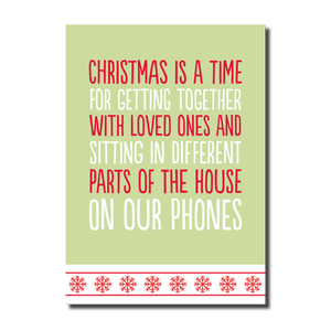 Phones (HON463) Christmas Card