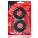 Hunkyjunk STIFFY Cock Rings 2 Pack Tar Ice