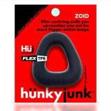 Hunkyjunk Zoid Cock Ring Tar Ice