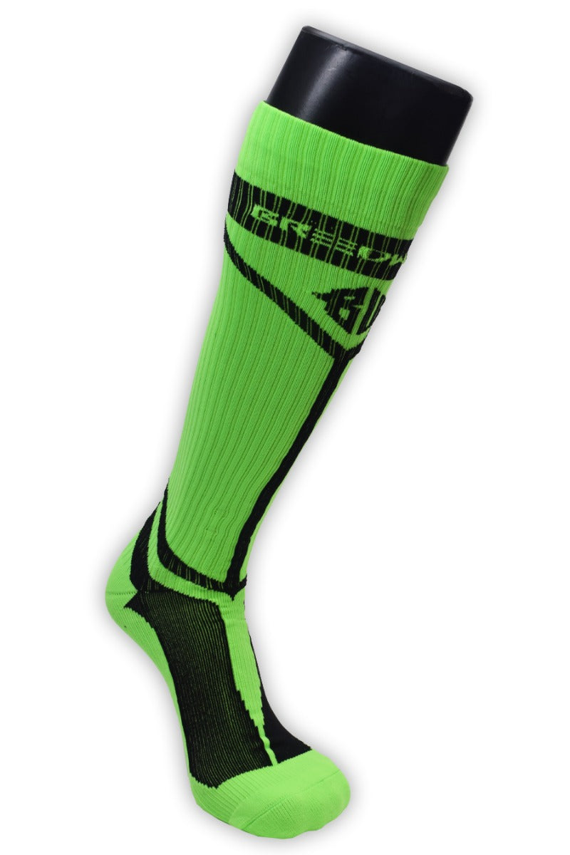 Breedwell Hybred Sock Neon Green