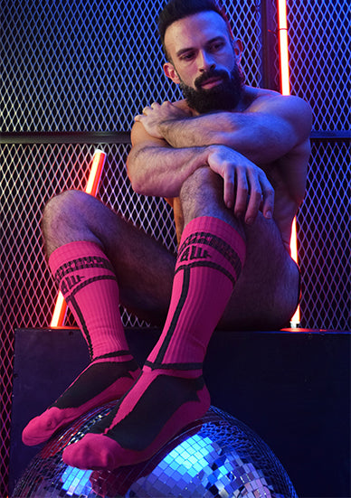 Breedwell Hybred Socks Neon Pink