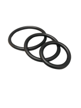 ruff GEAR Silicone Cock Ring 3 Pack Black