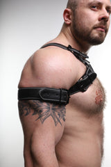 ruff GEAR Leather Reflector Bicep Strap