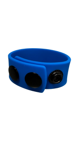 ruff GEAR Silicone Snap Cock Ring Blue