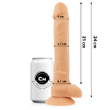 Cock Miller Realistic Silicone Flexible Dildo 9.5 Inch Light