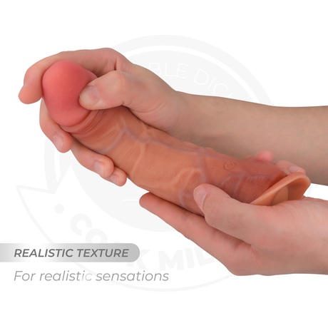 Cock Miller Hyper Realistic Vibrating Dildo 8 Inch Light