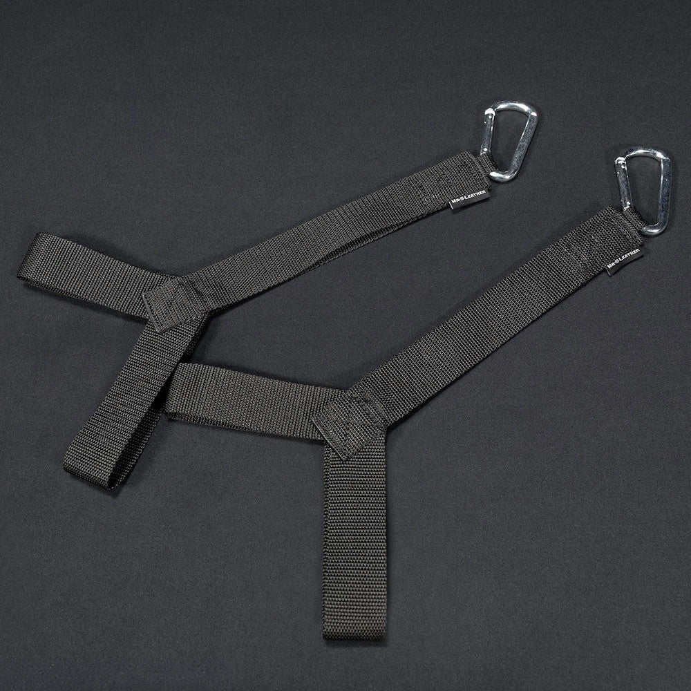 Mr S Leather Nylon Sling Tri Stirrups