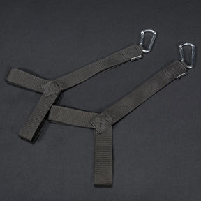 Mr S Leather Nylon Sling Tri Stirrups