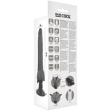 Basecock Posable Realistic Vibrating Dildo with Remote 7 Inch Black